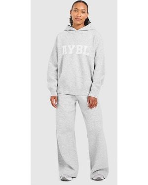 AYBL Womens Pantaloni della tuta Knit Varsity - Grigio