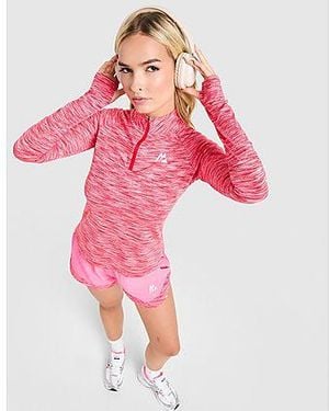 MONTIREX Trail 1/4 Zip Top - Red