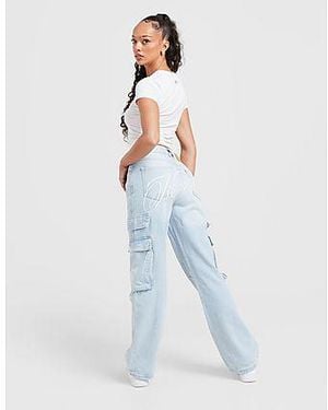 Hoodrich Script Cargo Jeans - Black