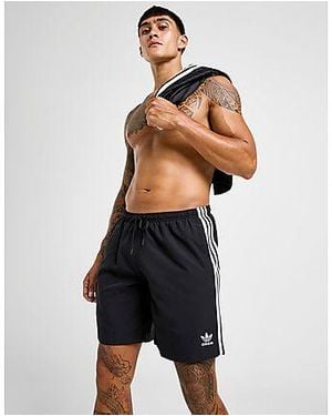 adidas Originals Short de bain 8" Adicolor 3-Stripes - Noir