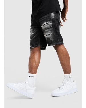 SUPPLY + DEMAND Mens Pantaloncini in Denim Bucko - Nero