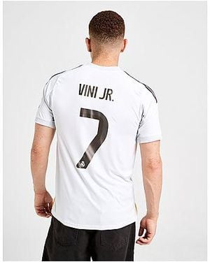 adidas Real Madrid 2025/26 Vini Jr #7 Home Shirt - Black
