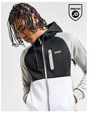McKenzie Felpa con Cappuccio Base Poliestere Zip Completa - Nero
