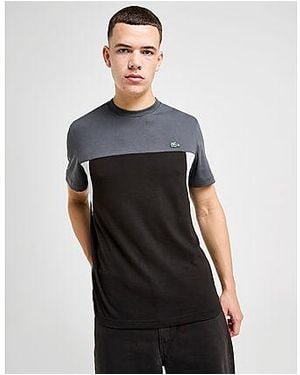 Lacoste Colour Block Panel T-shirt - Black
