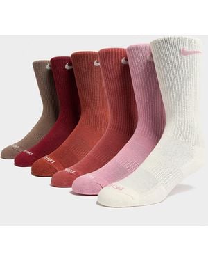 Nike Calze Crew Everyday Plus (Confezione da 6) - Nero