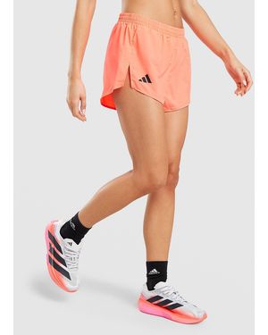 adidas Short Adizero Essentials Split Hem - Orange
