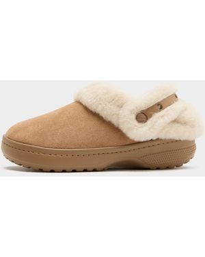 Crocs™ Classic Unfurgettable Suede Clog - Noir