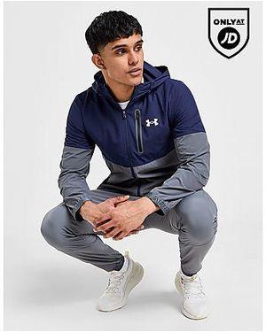 Under Armour Felpa con Cappuccio Zip Completa Vanish Colour Block - Blu