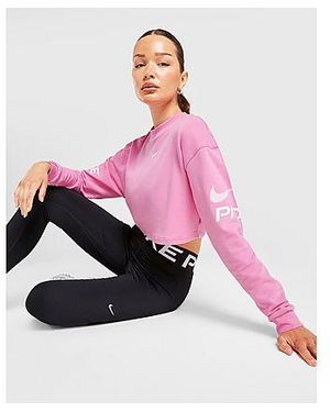 Nike Training Pro Crew Sweatshirt - Black