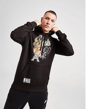 KTZ Felpa con Cappuccio NBA San Antonio Spurs Paris Games 2025 - Nero