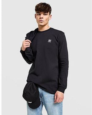 adidas Originals Trefoil Essential Long Sleeve T-shirt - Black