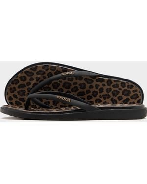 Crocs™ Tongs Miami Round Toe - Noir