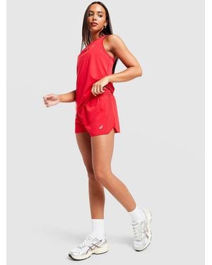 Asics Short Run Split - Rouge