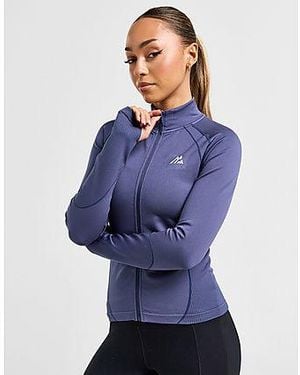 MONTIREX Sculpt Seamless Full Zip Top - Blue