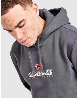 Napapijri Sweat À Capuche Bory Avec Logo - Gris