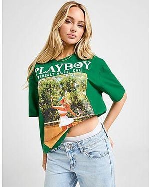 Playboy Tennis Boyfriend T-shirt - Black
