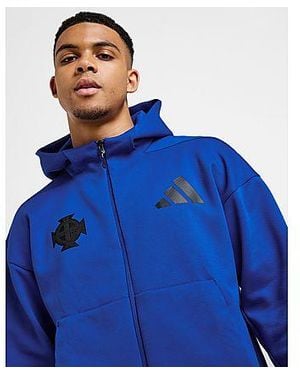 adidas Northern Ireland Z.n.e. Full Zip Track Jacket - Blue