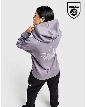 adidas Originals Sweat à Capuche Boyfriend Shine - Noir