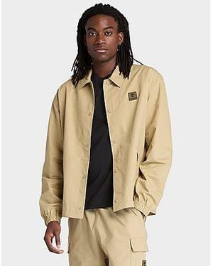 Timberland Woven Badge Ripstop Coach Jacket - Black