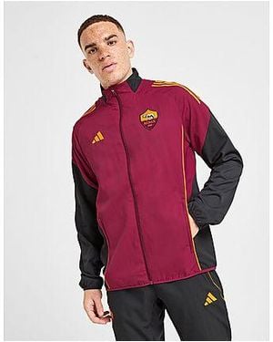 adidas As Roma Presentation Jacket - Black