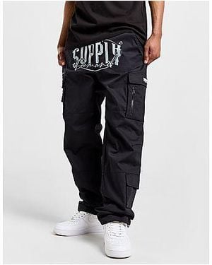 SUPPLY + DEMAND Lock Cargo Trousers - Black