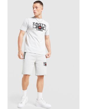 Zavetti Canada Ensemble T-Shirt/Short Cirico - Blanc