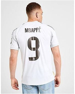 adidas Real Madrid 2025/26 Mbappe #9 Home Shirt - Black