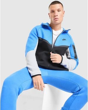 Nike Felpa con Cappuccio Fleece Tech - Blu