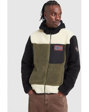 Napapijri Volres Polar Fleece Jacket - Vert