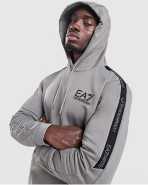 EA7 Sweat À Capuche Tape - Gris