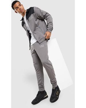 EA7 Mens Hybrid Tracksuit - Grigio