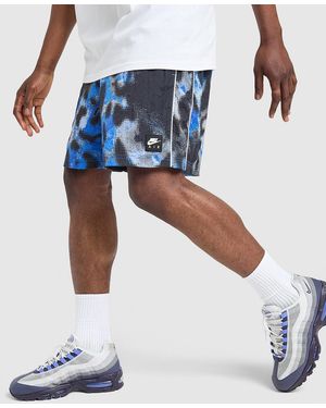 Nike Mens All Over Print Shorts - Blu