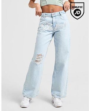 Hoodrich Jeans Front Script - Nero