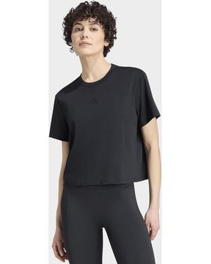 adidas Womens T-shirt da allenamento Climacool Graphic - Blu