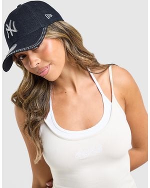 KTZ Womens MLB New York Yankees Embellishment 9FORTY Cap - Blu
