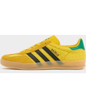 adidas gazelle silver green womens ADIDAS GAZELLE Jaune  De Long En Large
