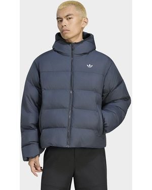 adidas Mens Giacca Con Cappuccio Regen - Blu
