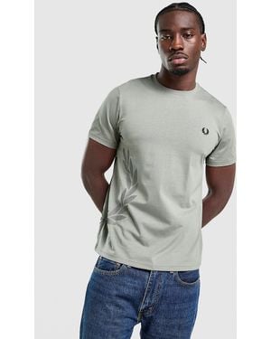 Fred Perry T-Shirt Oversized Homme - Gris