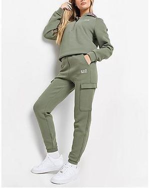 EA7 Ventus Tape Cargo Joggers - Green