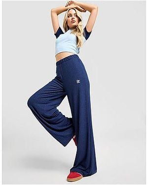 adidas Originals Essentials Rib Wide Joggers - Blue
