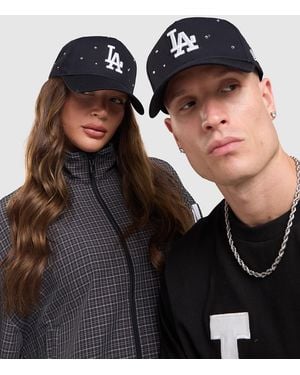 KTZ Mlb La Dodgers Rhinestone 9Forty E-Frame Cap - Noir