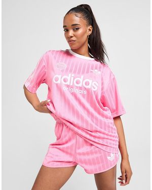 adidas Originals Football Oversized Maglia - Rosa