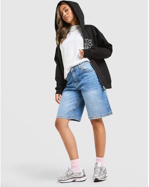 Unlike Humans Womens Jorts - Blu