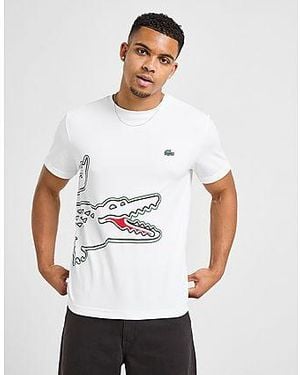 【Lacoste】Croc Pique T-Shirt（送料込み） Lacoste Croc Pique T-shirt in Black for Men | Lyst UK
