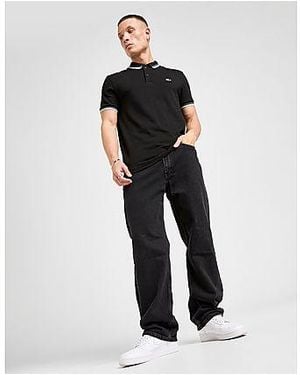 Lacoste Tipped Polo Shirt - Black