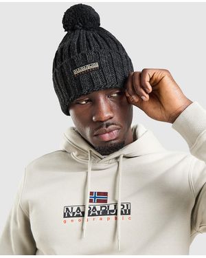 Napapijri Mens Fea Knit Beanie Hat - Grigio
