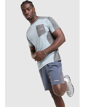 Berghaus Mens Maglia Sidley Pocket - Grigio