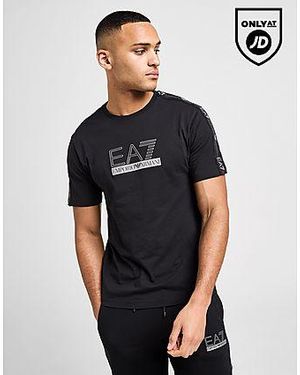 EA7 Maglia Tape Large Logo - Nero