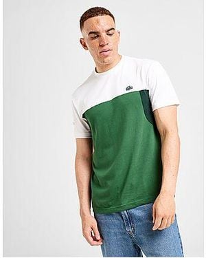 Lacoste Colour Block Panel T-shirt - Green