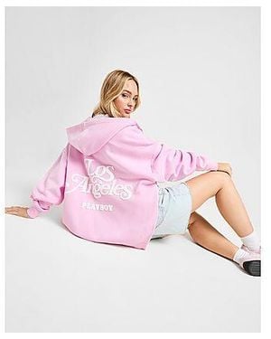 Playboy Los Angeles Full Zip Hoodie - Black